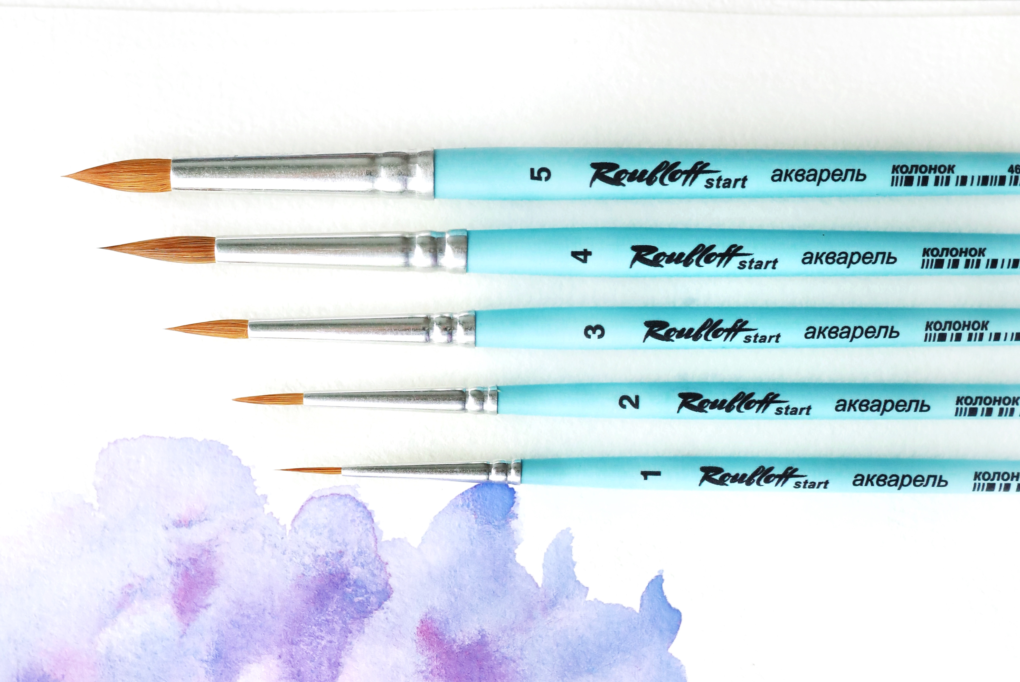 Кисть круглая из волоса колонока Roubloff start 