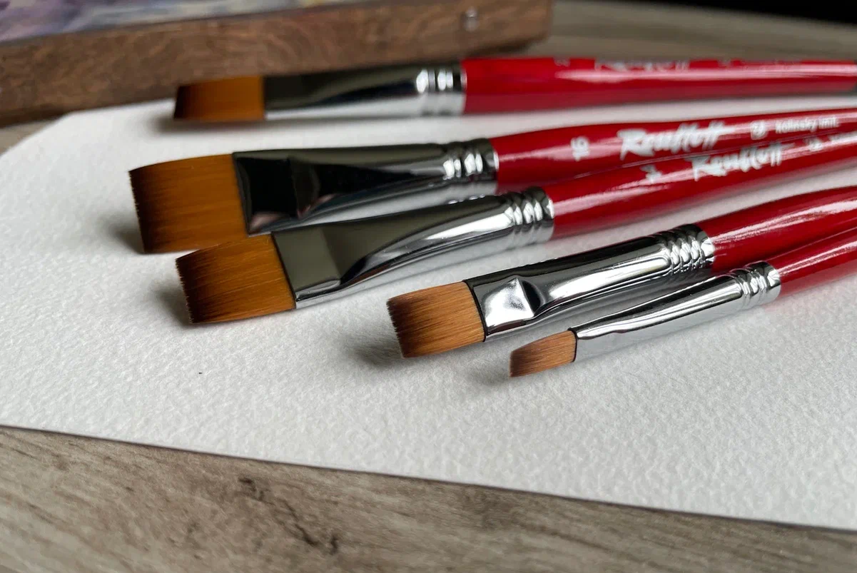 Кисти плоские Roubloff restyle имитация колонка Кисти плоские Roubloff restyle имитация колонка