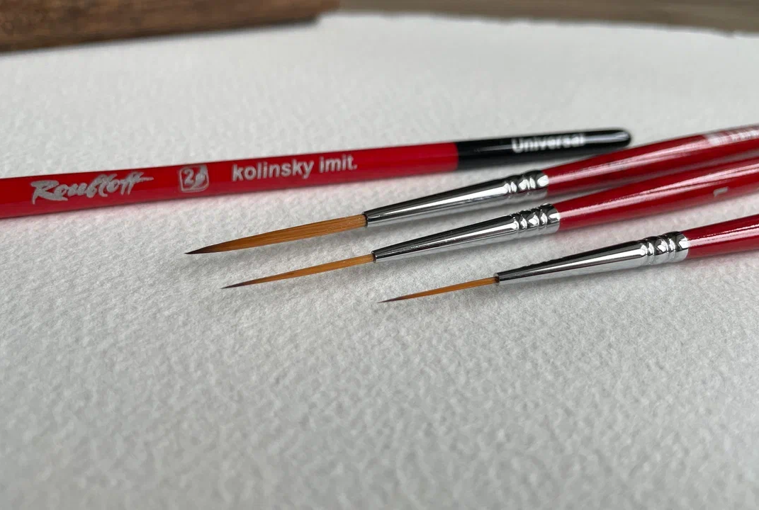 Кисти лайнер Roubloff restyle имитация колонка Кисти лайнер Roubloff restyle имитация колонка
